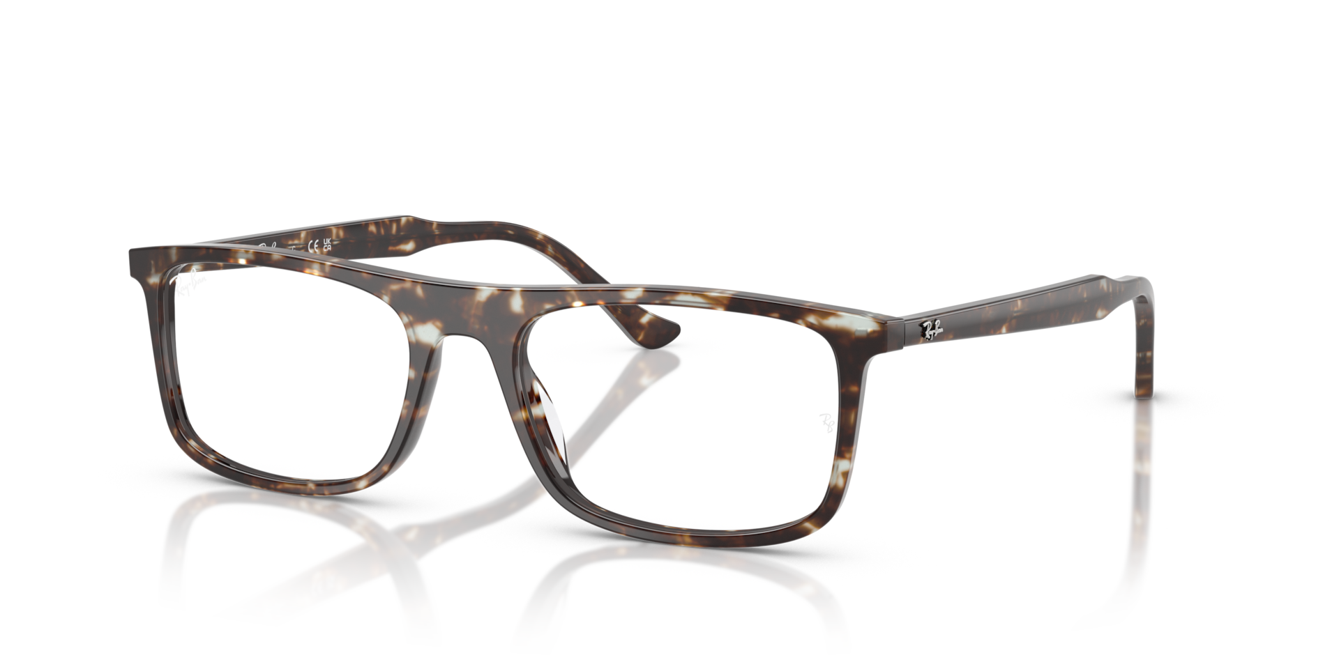 明透　ray of hope complete ver RB5440 OPTICS Eyeglasses with Havana Yellow Turtle and Clear (53