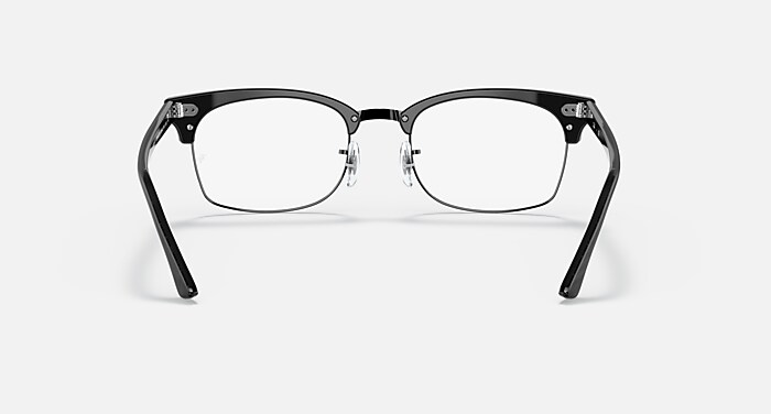 CLUBMASTER SQUARE OPTICS Eyeglasses with Black and Clear (55-21