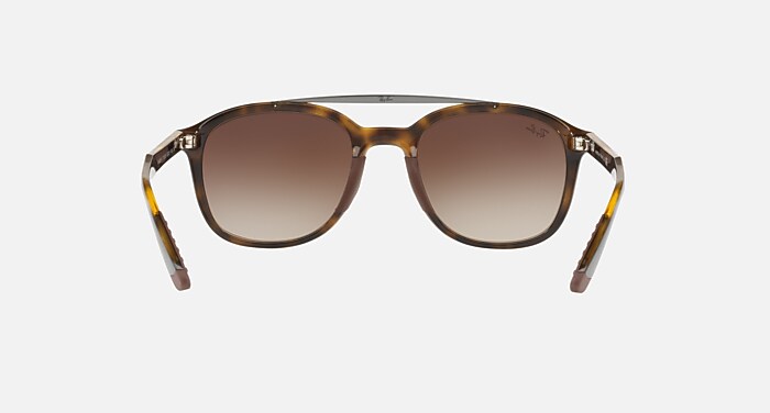 Ray-Ban RB4295ーF RB4290F Sunglasses in Havana and Brown Gradient (53-21) - RB4290F