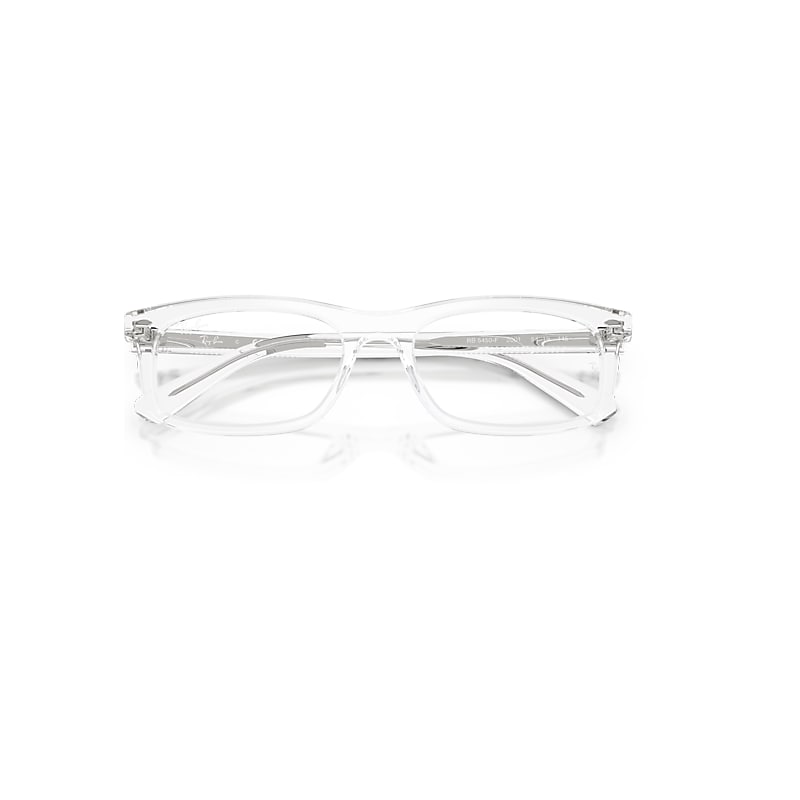 Ray-Ban Rb5450 Optics Optical Transparent Frame Clear Lenses Polarized 54-19