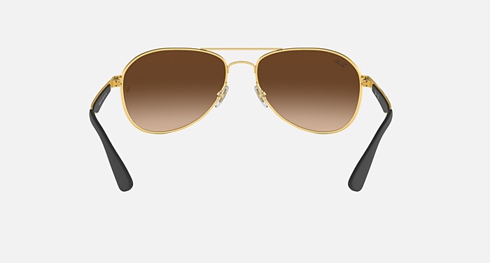 RB3549 Sunglasses in Gold and Gradient Brown (58-16) - RB3549