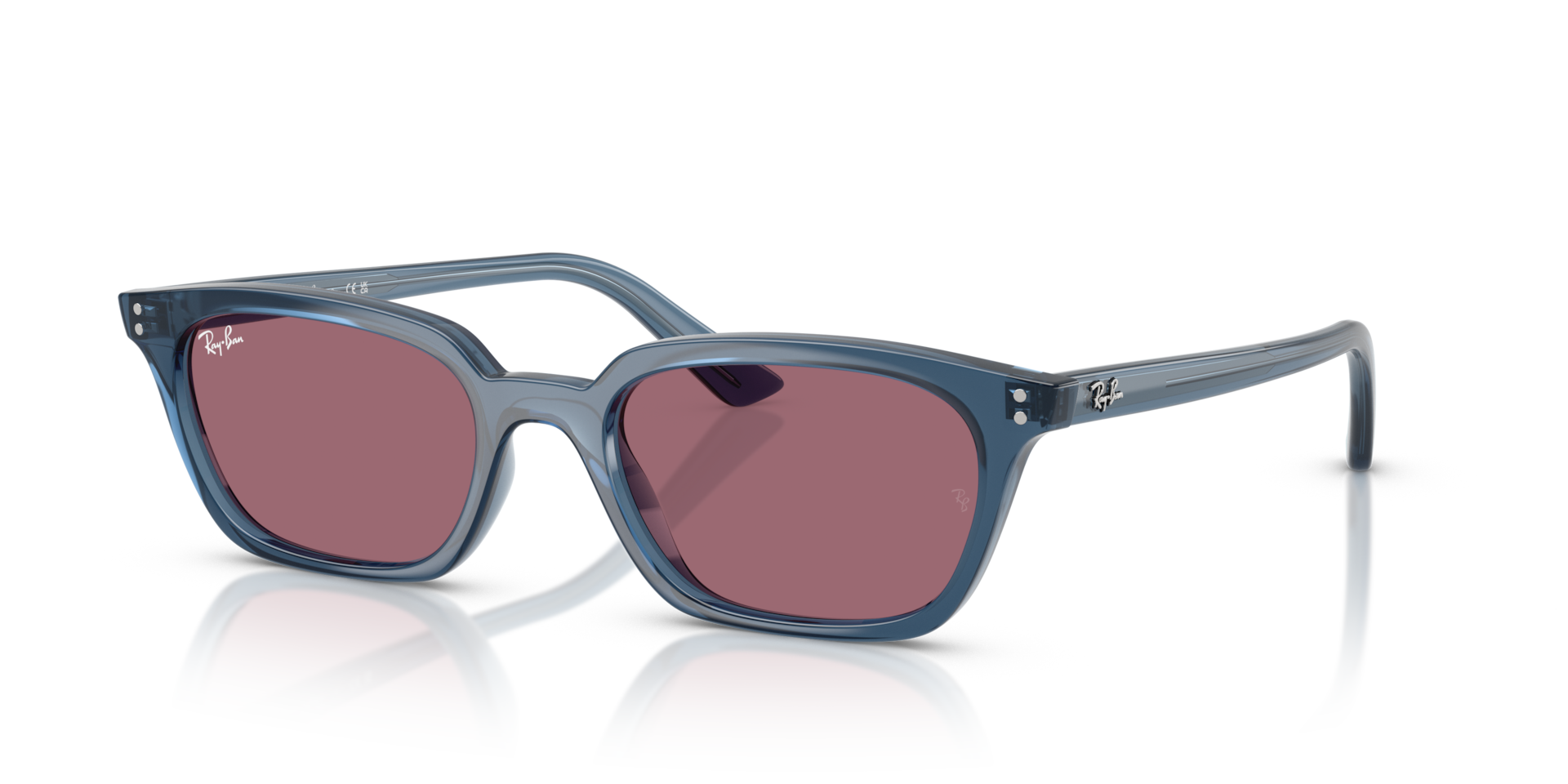 ZAYA BIO-BASED Sunglasses in Light Blue and Violet - RB4456 | Ray 
