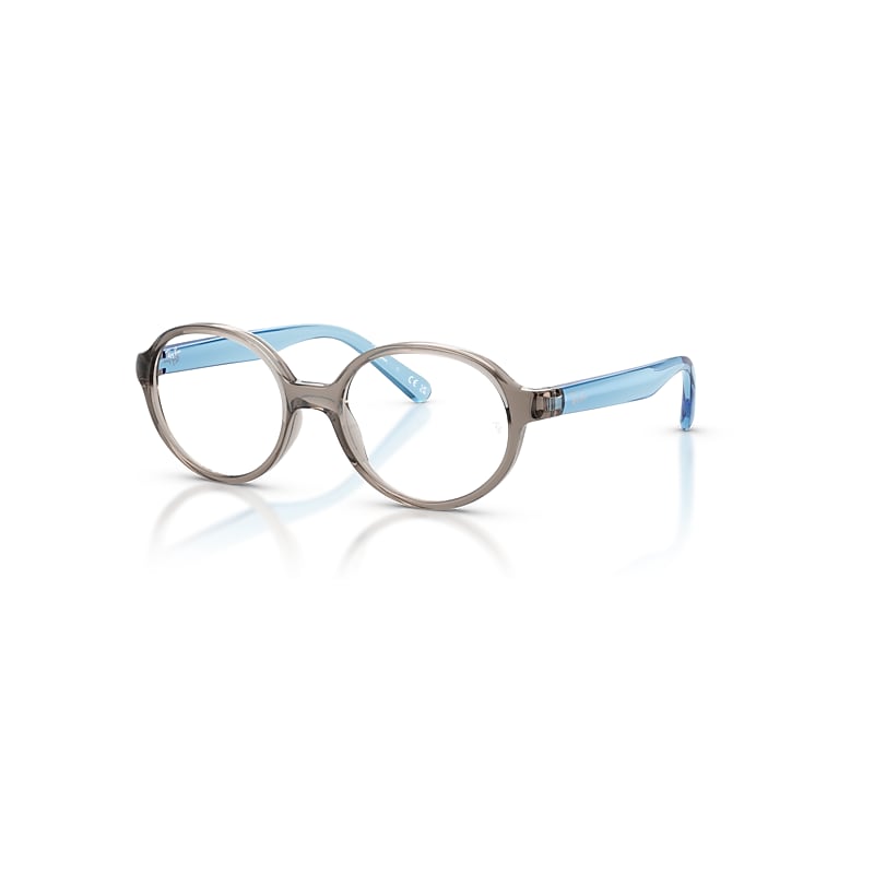 Ray-Ban Eyeglasses Children Rb1905 Optics Kids Bio-based - Transparent Blue Frame Clear Lenses Polarized 44-15