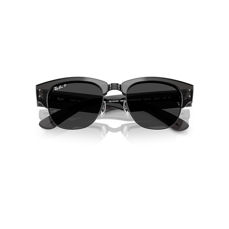 MEGA CLUBMASTER X THE ONES Sunglasses in Transparent Black and