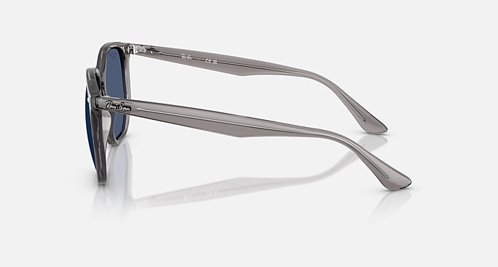 RB4306 Sunglasses in Opal Grey and Dark Blue (54-19) - RB4306