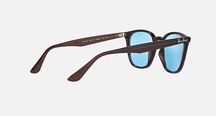 RB4258 Sunglasses in Brown and Blue Gradient Mirror (50-20