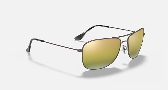 RB3543 POLARIZED+ LENSES Sunglasses in Gunmetal and Green