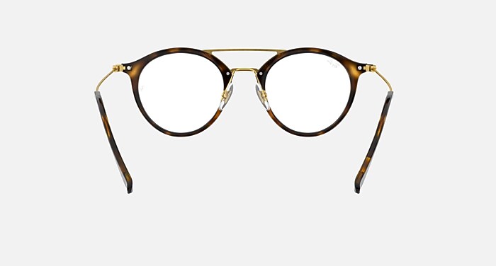 RB7097 Polarized Eyeglasses with Tortoise and Clear (49-21
