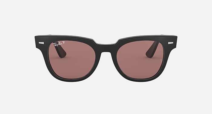METEOR CLASSIC Polarized Sunglasses in Black and Polarized Purple
