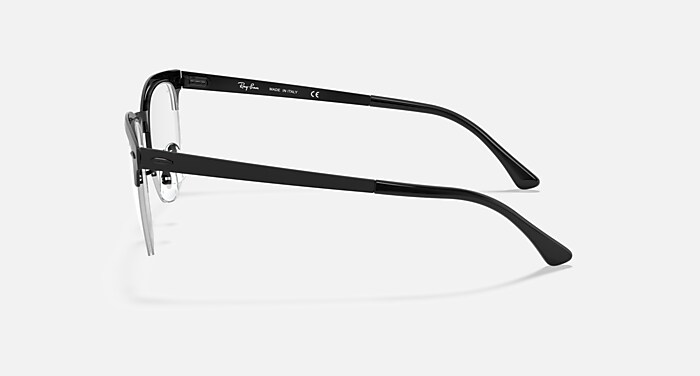 CLUBMASTER METAL OPTICS Eyeglasses with Black and Clear (50-22