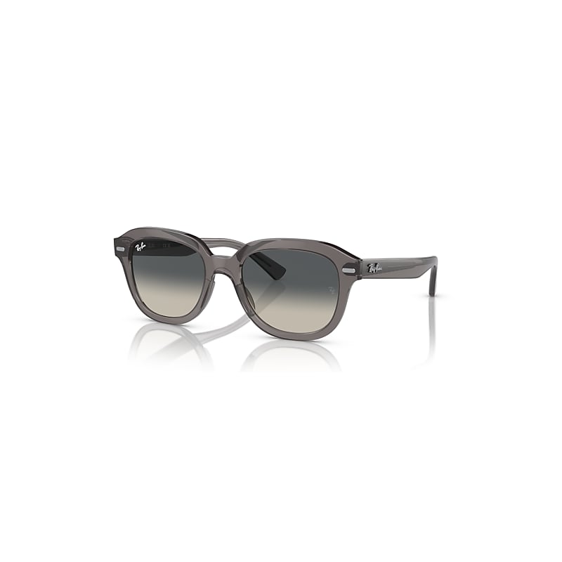 Ray-Ban Unisex Sunglass Erik - Rahmenfarbe: Opal Dunkelgrau, Linsenfarbe: Grau