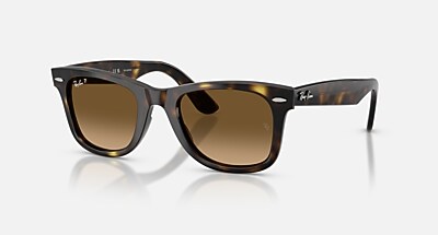 WAYFARER EASE Sunglasses in Light Havana and G-15 Green (50-22