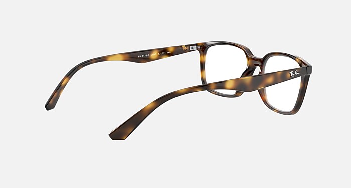 RB7176 Eyeglasses with Tortoise and Clear (54-17) - RB7176F | Ray