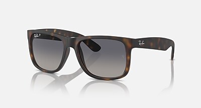 JUSTIN CLASSIC Sunglasses in Azul translúcido and Grey Polarized