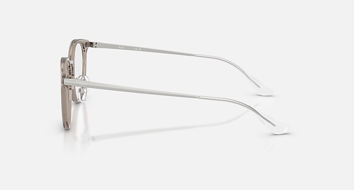 RB7266D OPTICS Eyeglasses with Transparent Grey and Clear (49-20