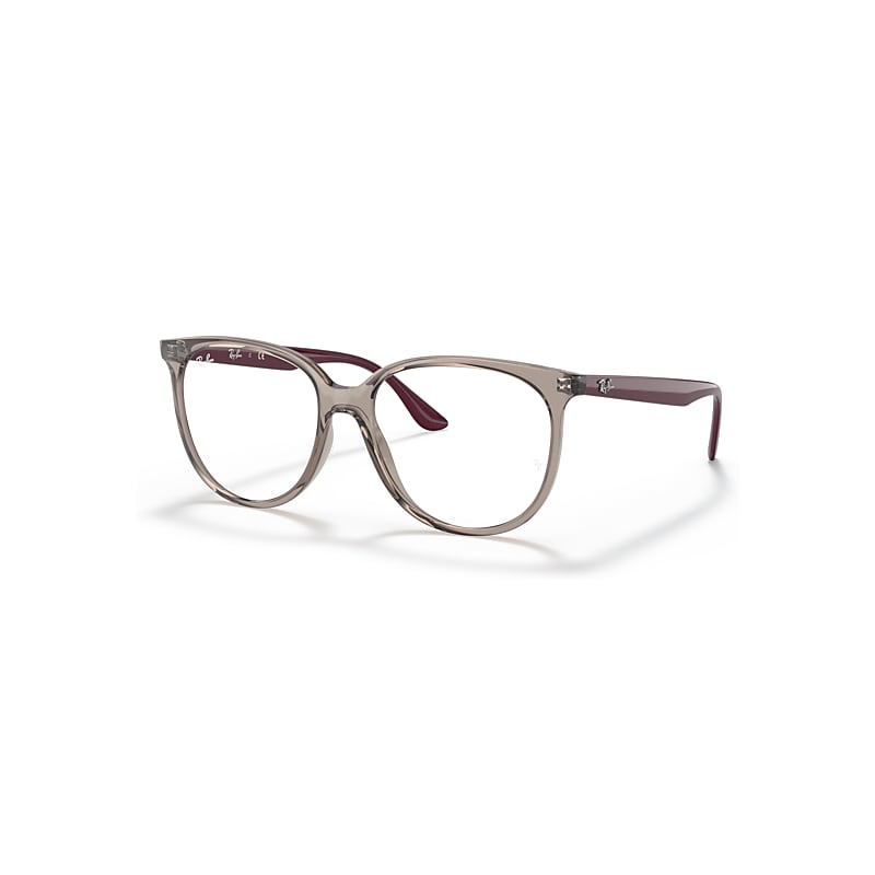 Ray-Ban Eyeglasses Women's  Optics - Bordeaux Frame Clear Lenses Polarized 54-16, RB4378V