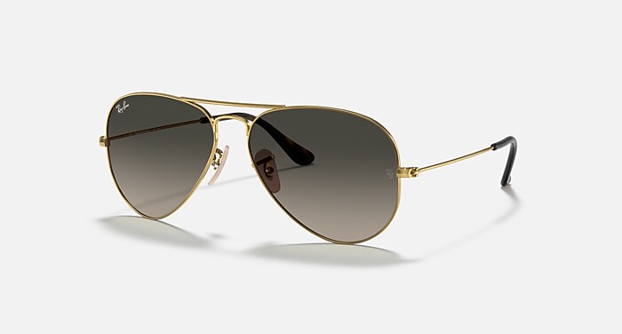 レイバン サングラス RB3025 AVIATOR 55ロ1 135 2N AVIATOR CLASSIC Polarizada Óculos de Sol em Prata e Polarizadas em