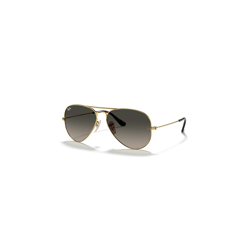 Ray-Ban Men's Grey Gradient Lenses Unisex Aviator Classic Sunglasses (Pack Of 1) - Image 4