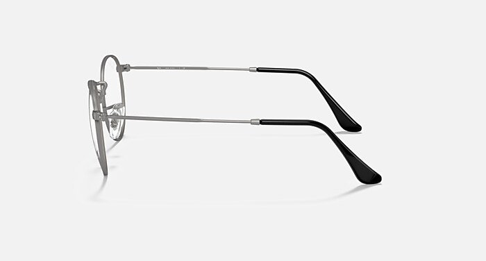 ROUND METAL OPTICS Eyeglasses with Gunmetal and Clear (50-21