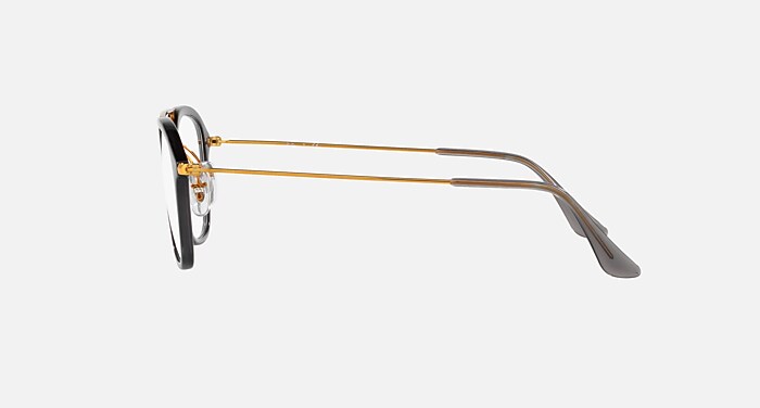 RB7098 Polarized Eyeglasses with Grey and Clear (50-21) - RB7098