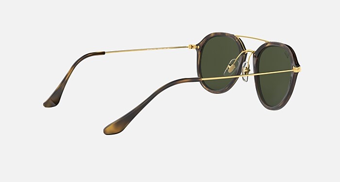 RB4253 Sunglasses in Light Havana and G-15 Green (50-21) - RB4253