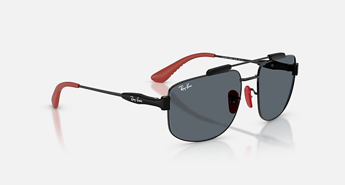 RB3789M SCUDERIA FERRARI COLLECTION Sunglasses in Black and Blue