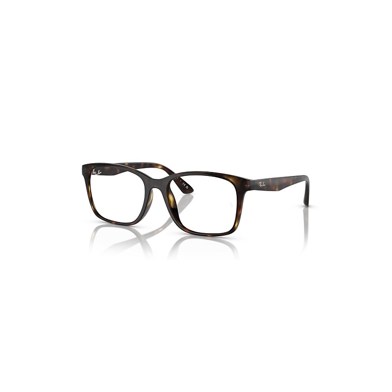 Ray-Ban Eyeglasses Rb7059d Optics - Havana Frame Clear Lenses Polarized 55-18, RX7059D - Image 1