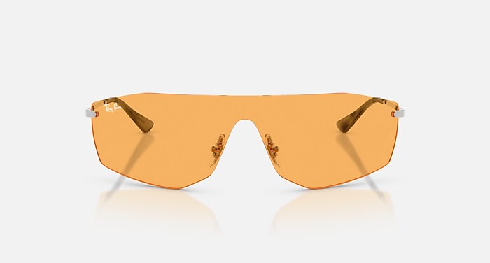 ALIX BIO-BASED Sunglasses in Silver and Yellow (0-141) - RB3781