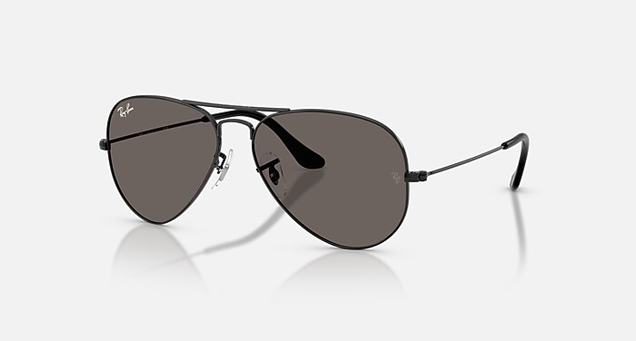 AVIATOR CLASSIC Sunglasses in Black and Dark Grey (58-14) - RB3025