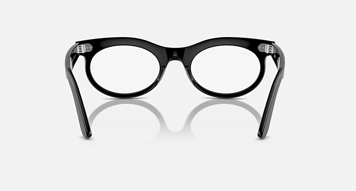 WAYFARER OVAL OPTICS Eyeglasses with Black Frame - RB2242V | Ray