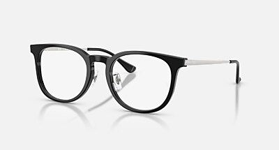 RB5453D OPTICS メガネ ライト透明ブラウン と クリア (52-20
