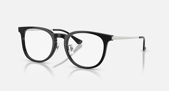 RB5442D OPTICS Eyeglasses with Transparent Dark Brown and Clear