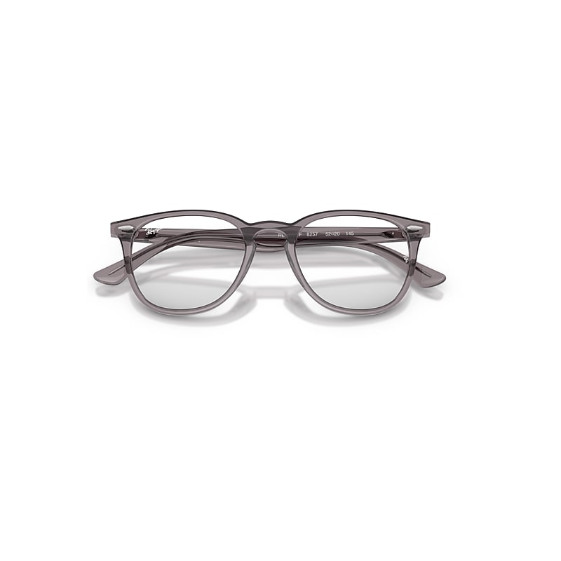 Ray-Ban Rb7159 Optics Optical Transparent Grey Frame Clear Lenses Polarized 52-20