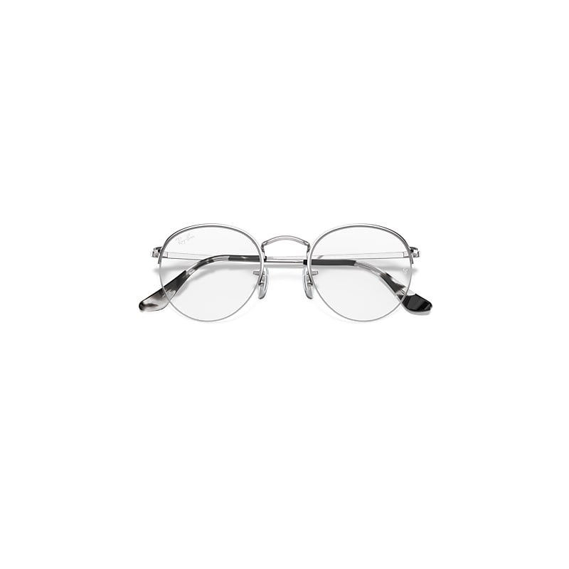 ROUND GAZE Eyeglasses with Silver and Clear (51-22) - RB3947V