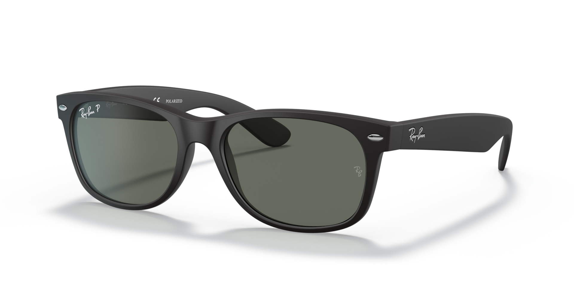 NEW WAYFARER CLASSIC Polarized Sunglasses in Rubber Black and