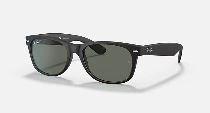NEW WAYFARER CLASSIC Sunglasses in Rubber Black and Green