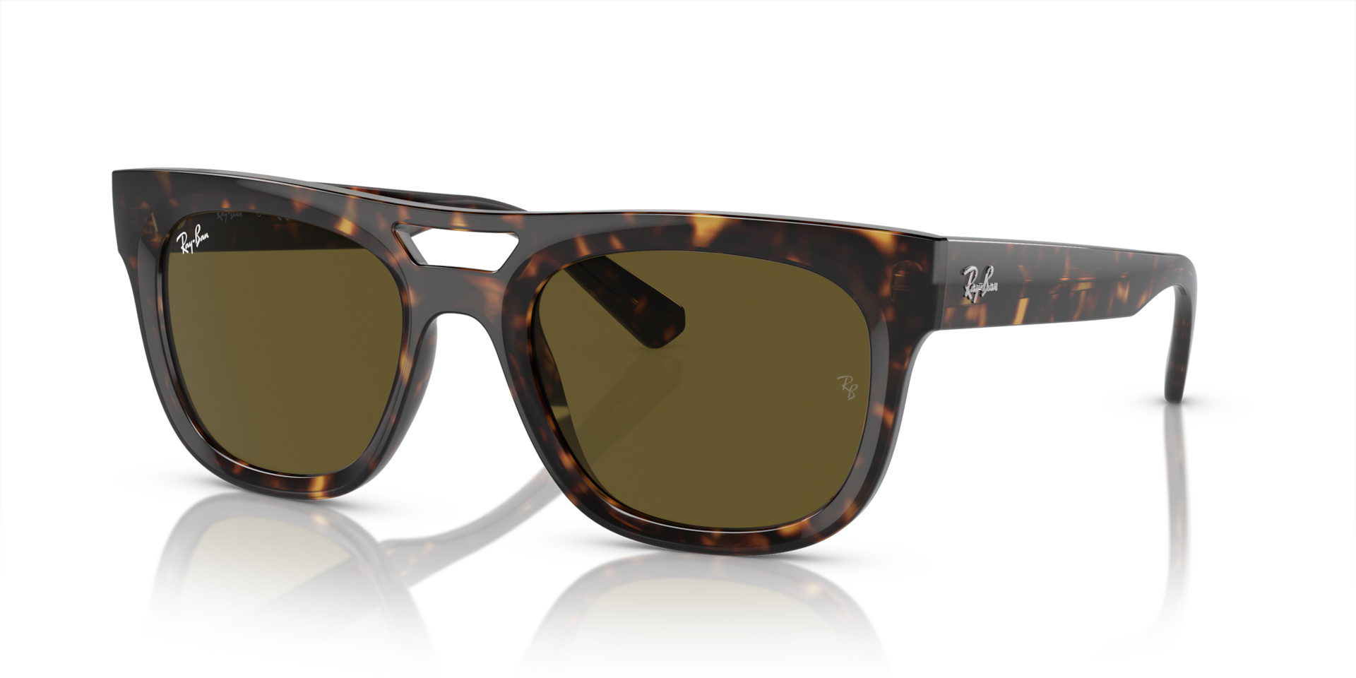 Ray-Ban Phil Bio-based Lunettes De Soleil - Monture Havana Verres Brun 54-21 76 €