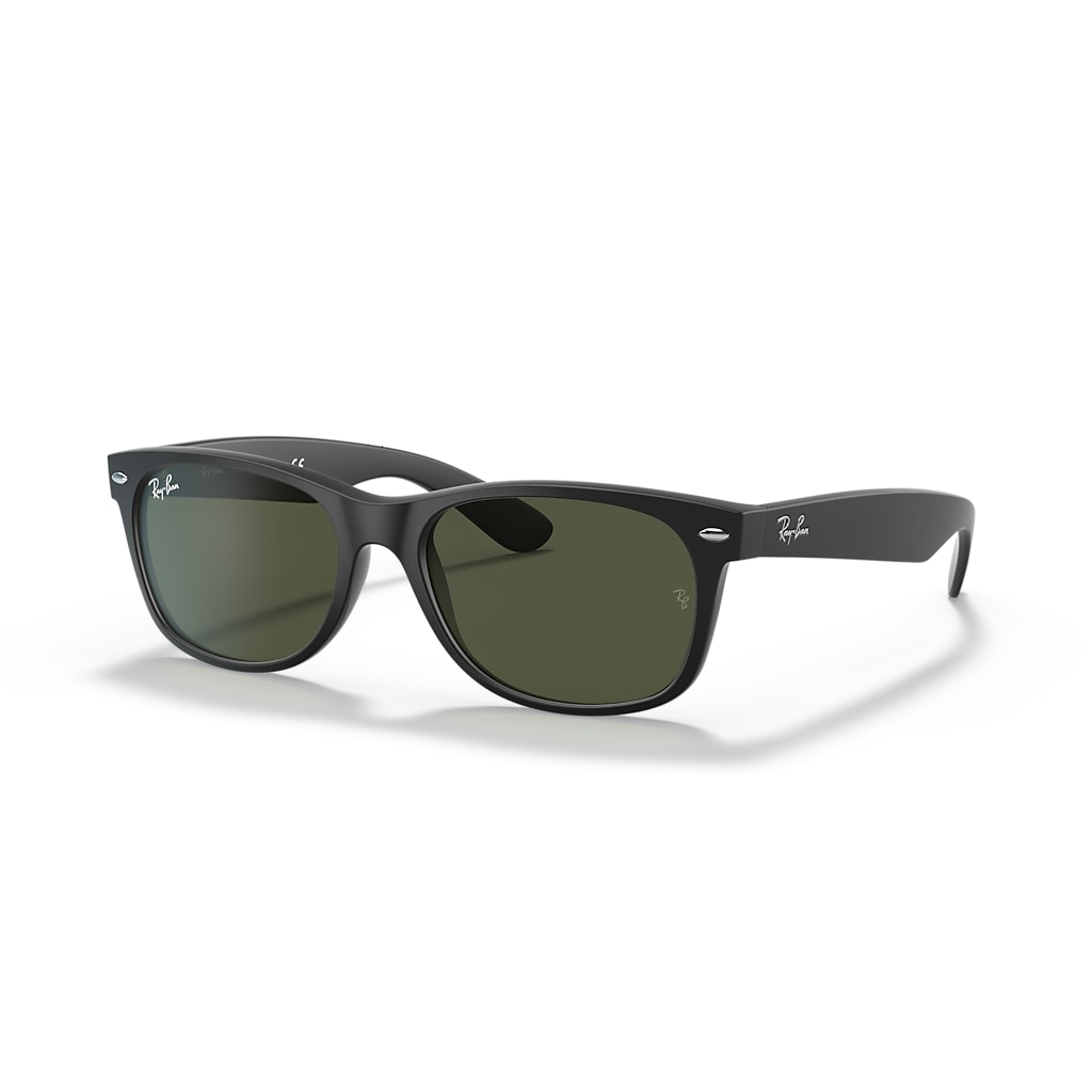Óculos de Sol NEW WAYFARER CLASSIC em Preto emborrachado e Verde G