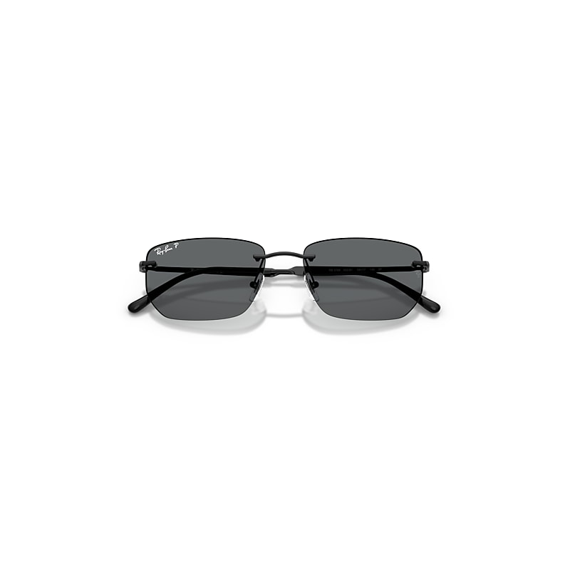 RB3768 Sunglasses in Black and Dark Grey Polarized - RB3768 | Ray