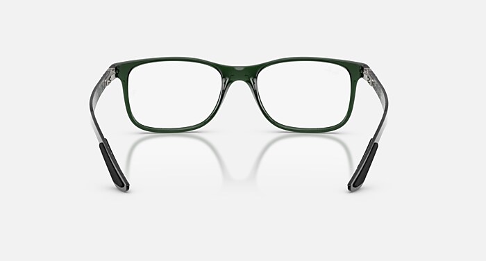 RB8903 OPTICS Eyeglasses with Transparent Green and Clear (55-18
