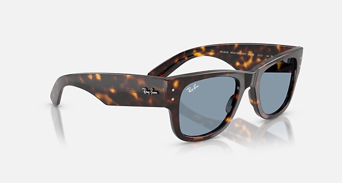 MEGA WAYFARER SUMMER CAPSULE Sunglasses in Havana and Blue