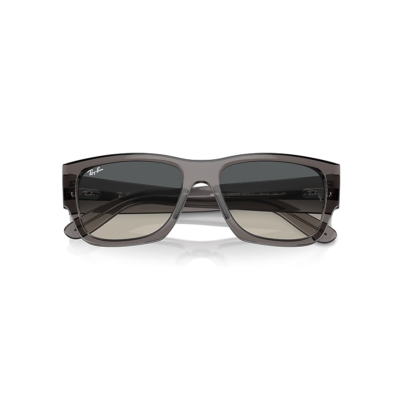 Ray-Ban Carlos Sunglasses Opal Dark Grey Frame Grey Lenses 56-18