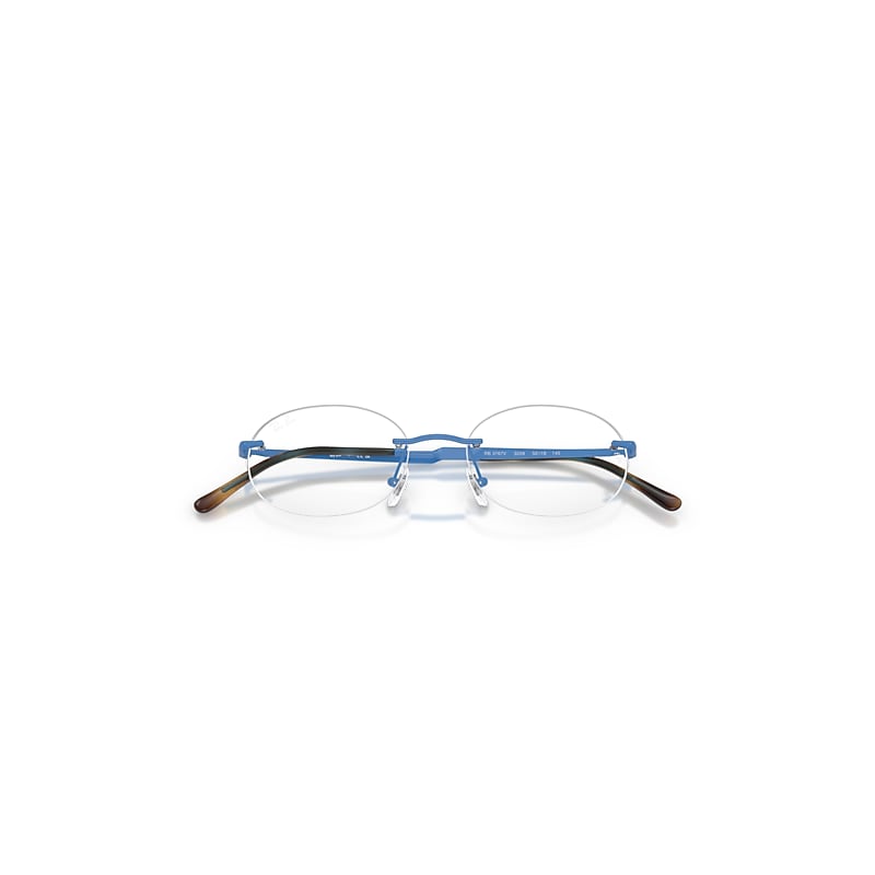 Ray-Ban Rb3767v Optics Optical Light Blue Frame Clear Lenses Polarized 50-18