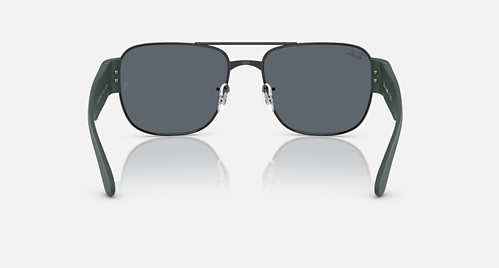 八7095【美品】 Ray-Ban レイバン サングラス RB3756 サングラス ブラック と グリーン (59-18) - RB3756