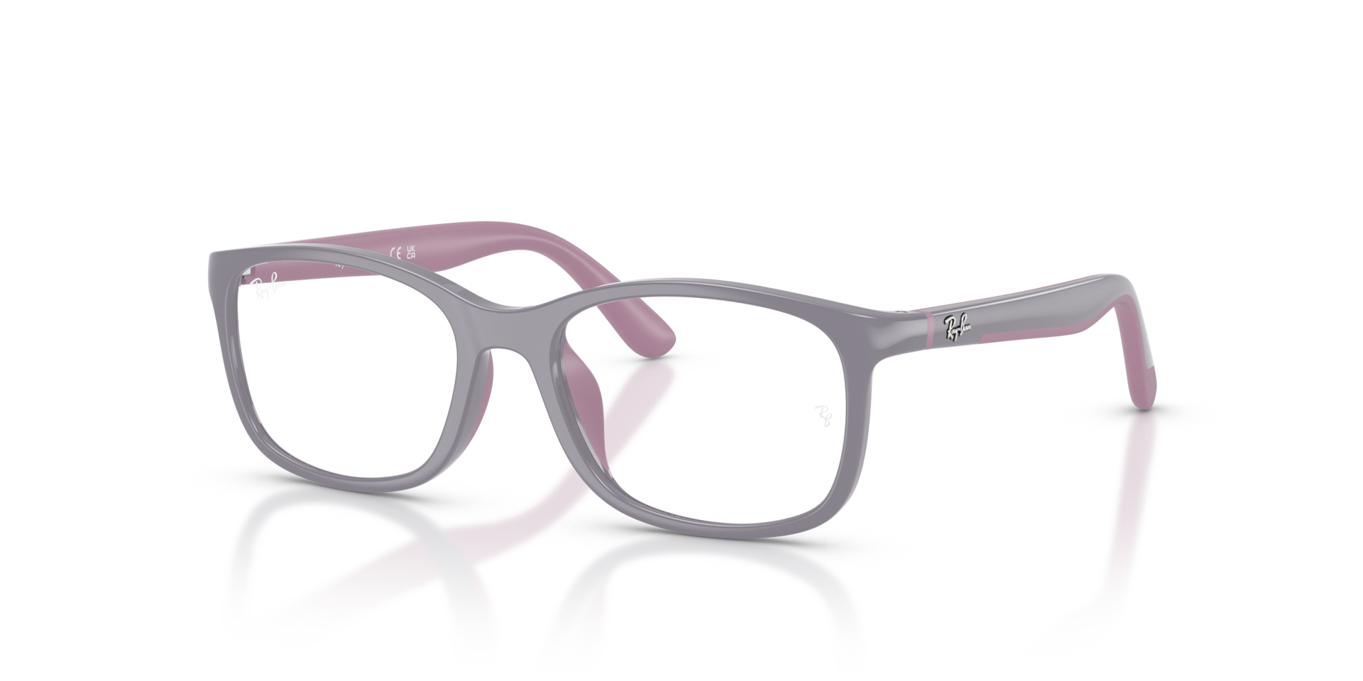 Ray-Ban Rb1644 Optics Kids Bio-based - Monture Violet Sur Caoutchouc Rose Verres Incolore 48-16 polariss 76 €
