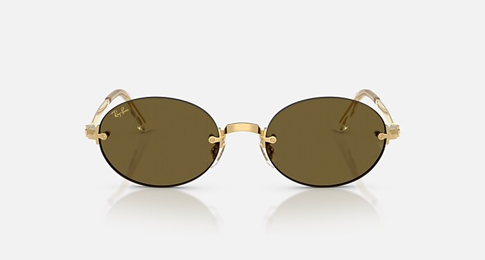 RB3929 BY A$AP ROCKY Sunglasses in Arista Gold and Dark Brown