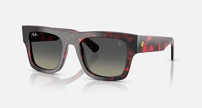 RB2217M SCUDERIA FERRARI COLLECTION Sunglasses in Red Havana and