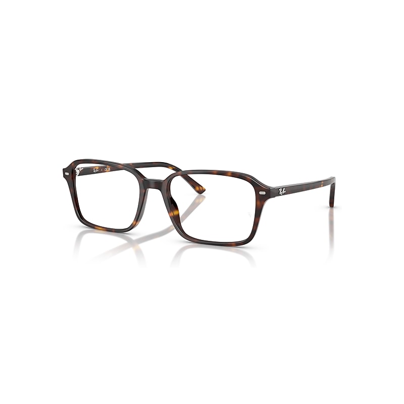 Ray-Ban Eyeglasses Unisex Raimond Optics - Havana Frame Clear Lenses Polarized 54-18