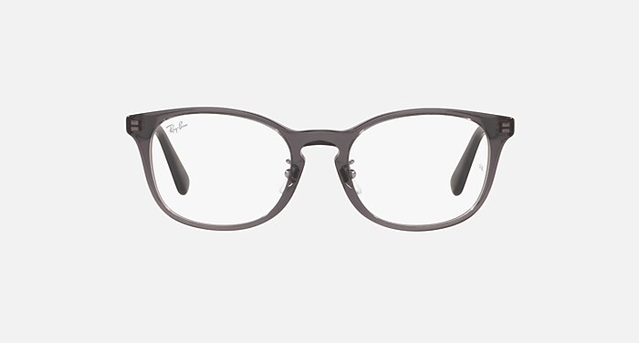 RB5386 OPTICS メガネ ダーク透明グレー と クリア (51-19) - RB5386D