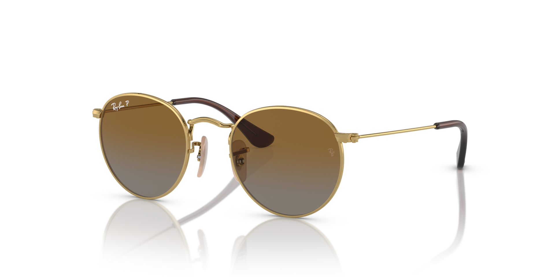 Ray-Ban Round Kids Lunettes De Soleil - Monture Dor Arista Verres Brun 44-19 polariss 115 €